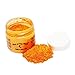 Magic Orange Natural Mineral Mica Powder, 0.88oz (25g) | for Personal or Professional Use - Cosmetics, Epoxy Resin Projects, Nail Polish, Soaps, Bath Bombs, and Art Projects