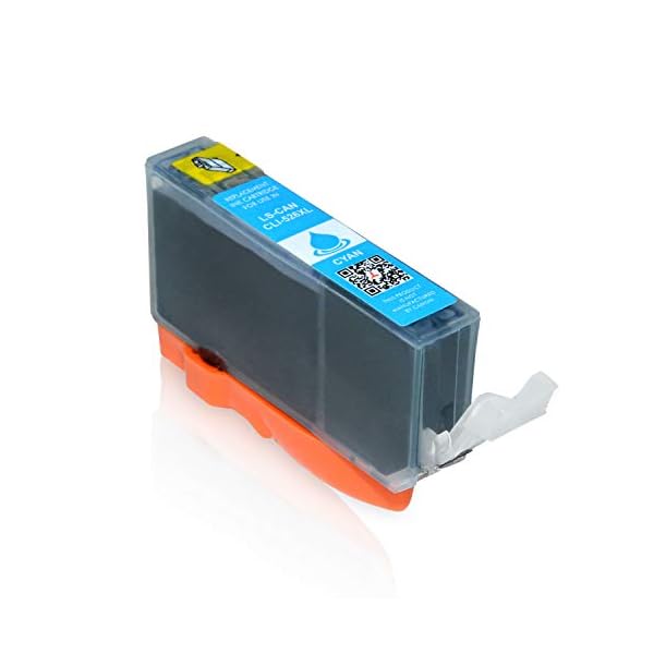 Logic-Seek 20 Druckerpatronen MIT CHIP und Füllstandsanzeige für Canon Pixma iP4850, MG5150, MG5250, MG6150, MG8150 kompatibel mit PGI-525BK, CLI-526C, CLI-526M, CLI-526Y und CLI-526BK – Bild 5