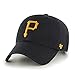'47 Brand Clean Up Pittsburgh Pirates Black Adjustable Cap