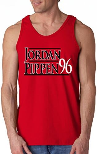 Silo Shirts Red Chicago "Jordan Pippen 96" TANK TOP ADULT