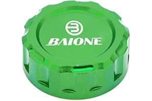 BAIONE Worldmotop Brake Oil Cap Gas Cap Cover Motorcycle Brake Fluid Reservoir Cap Replacement For Honda CBR1000RR CBR 2008-2019 CBR600RR CBR500R(green)