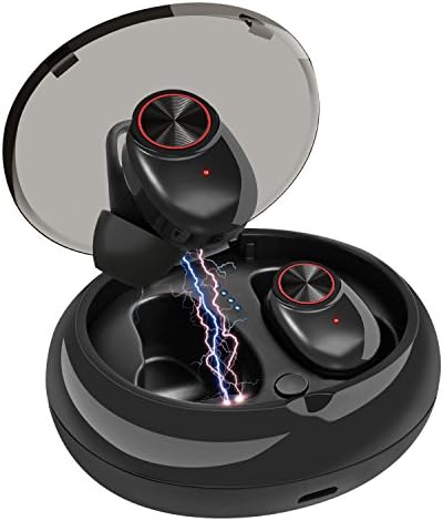 Wireless Earbuds, HD Stereo Sound Bluetooth Earphones Built in Microphone, iPhone Wireless Earbuds with Charging Box Compatible with iPhone Xs/XR/XS max/X/8 PLUS/8/7PLUS/7/6S/6/SE/5C etc.
