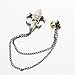 SIYWINA Brooches for Women Men Brooch Pin Shirts Collar Chain Sweater Suit Fashion (Style 32)