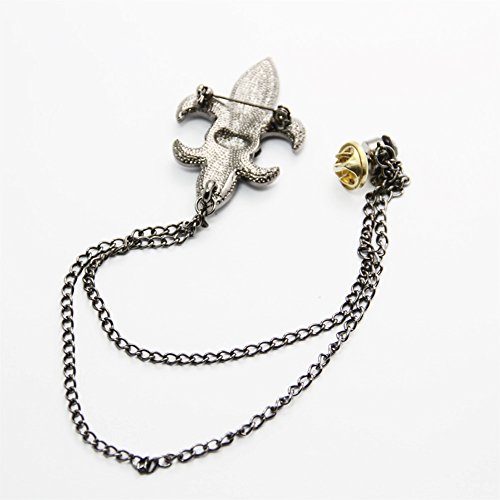SIYWINA Brooches for Women Men Brooch Pin Shirts Collar Chain Sweater Suit Fashion (Style 32)
