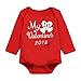 Okbebe Baby Boys Girls Outfit Clothes Set My First Valentine's Day Long Sleeve Bodysuit