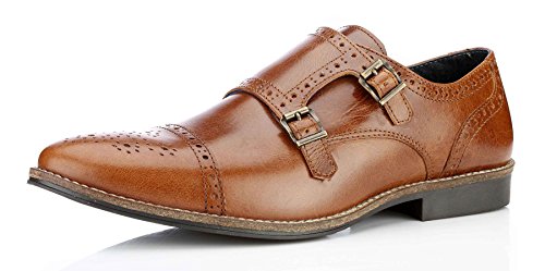 red tape monk strap shoes