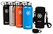 Smart Flask Stainless Steel Water Bottle, 32 Oz, Wide Mouth, Vacuum Insulated, Includes Carrying Pouch with 59