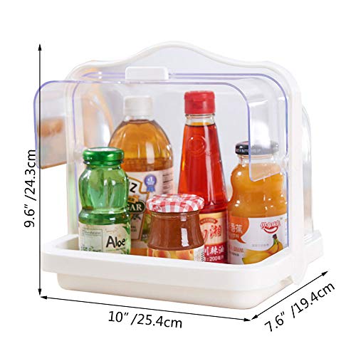 Plastic Food Storage Box Snack Container Baby Bottles Storage Rack for