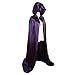 Colorful House Unisex Full Length Hooded Cape Costume Cloak/1PC (Purple, 59