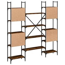 YELWHI Bookshelf Smoked Oak