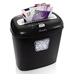 Swingline Paper Shredder, 12 Sheets, Super Cross-Cut, Junk Mail Shredder, 1 User, Personal, Duo, Black (1757394)