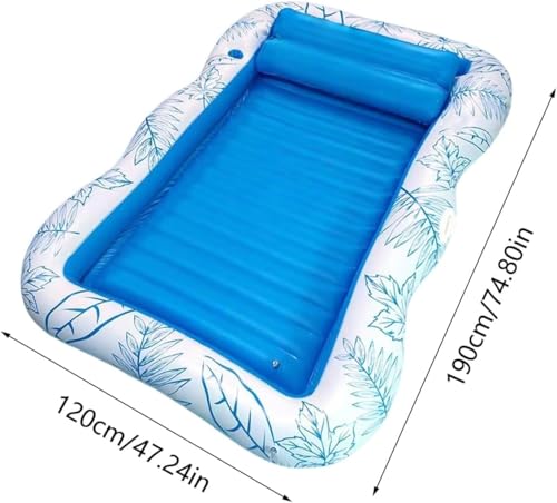 SLEEPHEAD® Adjustable Pool Floats - PVC Sunbathing Floating Pad, Inflatable Sunbathing Bed Lounge | Pool Lounger for Summer Party Beach Lake River Outdoor Backyard Yard Deck Home