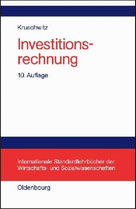 Investitionsrechnung Pdf Download Lutz Kruschwitz Trancompgardgend