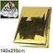 MOLIBAIHUO-Sports Outdoor Products Outdoor Survival Compact Lightweight Aluminized Windproof Waterproof Emergency Blanket Body Wrap Survival Sheet for Outdoor 140 x 210cmthumb 1