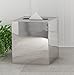 nu steel Gloss Square Polished Stainless Steel Luxury Tissue Box Holder