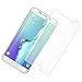 Galaxy S6 EdgeTempered Glass Screen Protector (1-Pack),JRG 3D Edge Coverage Screen Protector For Samsung Galaxy S6 Edge( UltraClear)(Anti-bubbles)( 9H Hardness)( Anti-fingerprints ) (clear)