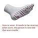 Self Heating Therapy Magnetic Socks Tourmaline Magnetic Unisex winter warm socks for massage Skiing (White)
