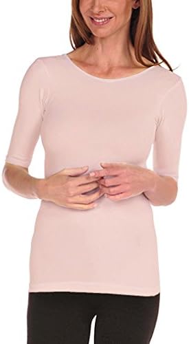 Tees by Tina Reversible Ballet Sleeve Top, Blush, One-Size