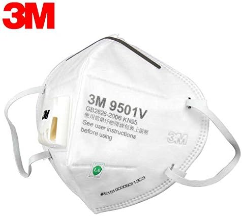 The 3M 9501V N95 Particulate Respirator and Dust FaceMask (10) pack
