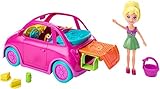 Polly Pocket - Picnic Cruiser - pink Cabrio with Pull-out Table