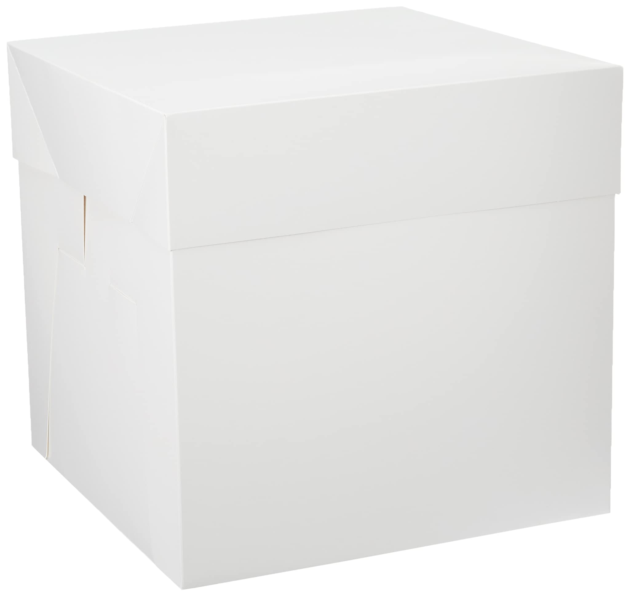 DECORA 0339478 Cake Box 36,5X36,5X36 CM, Cartone, White