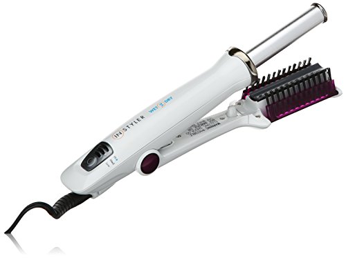 Instyler wet to dry rotating iron, purple, 3/4 inch