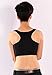 LesBinders Women Lesbian Tomboy Elastic Band Zip Up Chest Binder Tank Top Black