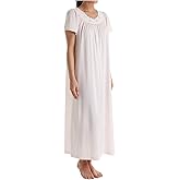 Shadowline Women's Petals 53 Inch Short Flutter Sleeve Long Gown