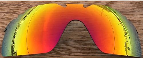 Inew Polarized Replacement lenses ForYour Oakley Radarlock XL Fire Ruby Red
