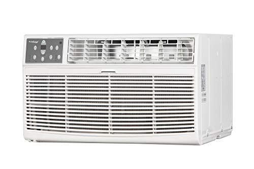 Koldfront WTC10001W 10000 BTU 208/230V Through The Wall Air Conditioner with 10600 BTU Heater with Remote