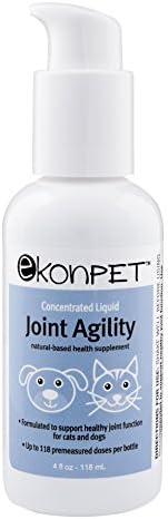 EkonPet PREMIUM FAST ABSORBING Liquid Glucosamine with Chondroitin & MSM for Cats and Dogs – Best Hip & Joint Supplement for the Natural Treatment of Animal Arthritis & Hip Dysplasia Pain Relief