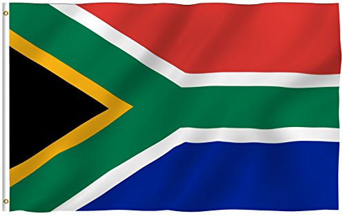 Anley [fly breeze] 3x5 foot south africa flag - vivid c…