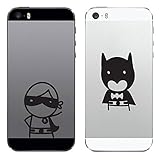Tech Tattz Dynamic Duo Batman and Robin Vinyl Decal Sticker for Phone Tablet Laptop