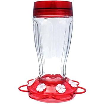Amazon Com Perky Pet 209b Glass Hummingbird Feeder 30 Oz Red