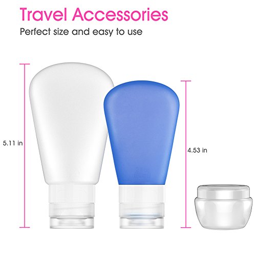 Portable-Travel-Bottles-Set-Leak-Proof-Travel-AccessoriesTSA-Carry-On-Approved-Refillable-and-Squeezable-Silicon-Travel-Size-toiletries-ContainersEasy-to-Fill-Travel-Lotion-Bottles