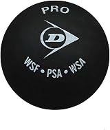Dunlop Pro Double Yellow Squash Balls 3 Ball Tube Official Tournament Ball view 2