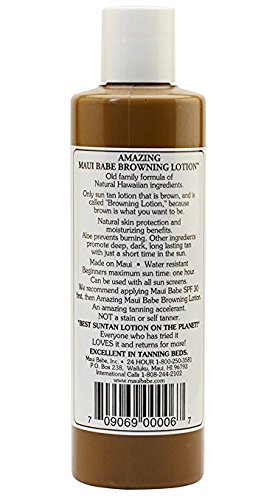 maui babe browning lotion and sunscreen