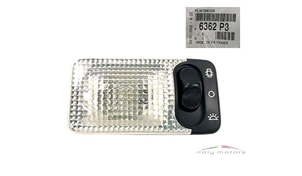 Citroen Luz de lectura original con interruptor 6362P3 ...