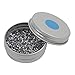 Houseables Aluminum Tin Jars, 1 Oz, 30 ML Gram Jar, 12 pcs, Cosmetic Sample Metal Tins Empty Container, Round Pot Screw Cap Lid, Small Ounce for Lip Balm, Salve, Make Up, Eye Shadow, Powder, Gems