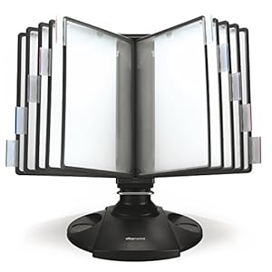 Master of Boards® 10 Panel 360° Rotating Document Display Unit, Flip ...