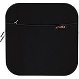 Pawtec External USB CD DVD Blu-Ray & Hard Drive Neoprene Shockproof Protective Storage Carrying Sleeve Case With Extra Storage Pocket for Apple SuperDrive LG ASUS Buffalo Samsung Pioneer Drives