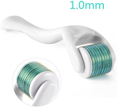 Derma Roller Microneedle Roller, GAIYAH Microneedle Roller for Face, 540 Titanium Micro Needle Roller 1.0, Includes Free Storage Case (1-Pack)