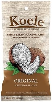 Koele Coconut Chips Original 30g (Pack of 24)
