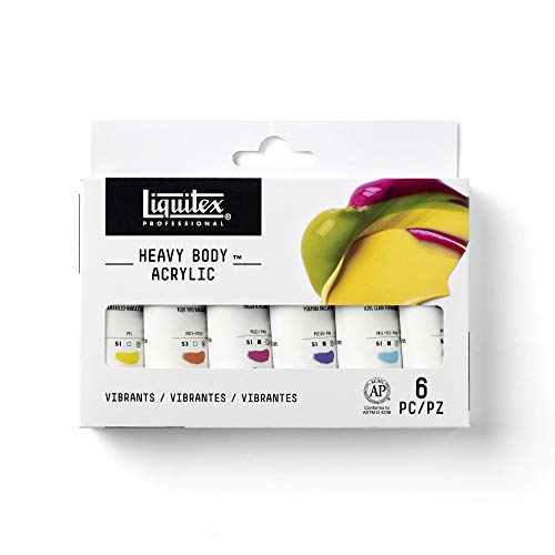 Liquitex Professional Heavy Body Acrylic 6-Pack - Vibrant Set (3699295)