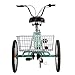 Slsy Adult Folding Tricycles, 7 Speed Folding Adult Trikes, 20 Inch 3 Wheel Bikes with Low Step-Through, Foldable Tricycle with Basket for Adults, Women, Men, Seniors.thumb 4