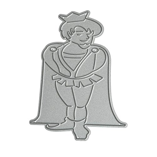 Botrong Cute Metal Cutting Dies Stencil DIY Scrapbooking Embossing Album Paper Card Craft (A:67mm90mm)