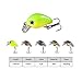 Magreel Mini Crankbaits Set Lifelike Fishing Hard Lures Kit for Trout Bass Perch Pack of 5 with Tackle Box