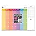 Rainbow Stripe Mini Desk Pad 2020 Calendar: July 2019 - June 2020 (Academic Year Desktop Calendar) by 