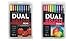Tombow Dual Brush Pen Art Markers Set = Primary Colors (10 color pack) + Bright Colors (10 color pack)
