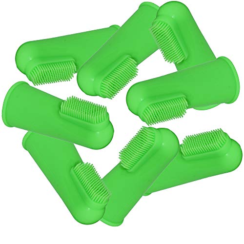 RosyLife Pet Dog Soft Toothbrush Dog Toothbrush Finger Toothbrush pet Toothbrush Small to Large Dogs (24 Pack-Multi-Colored) - Thumbnail 4